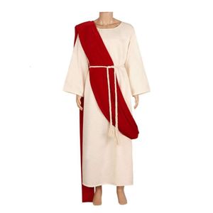 Medeltida cosplay Missionary Costume Halloween Roman Coaply Clothing Adult Stage Costumes Ancient Greeks Robe S