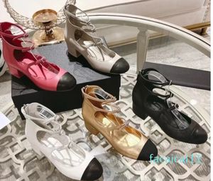 skórzany projektant baletowy Flats Sukienka buty Białe Mary Jane Summer Luxury French French Obcowanie Pani Like Style Mała skóra Miękka