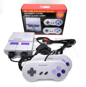 Super Classic SFC TV Handheld Mini Portable Game Players Consoles Entertainment System For 660 NES SNES Games Console by sea shipping LL