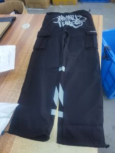 Уличная одежда Y2k Брюки с принтом дьявола для мужчин и женщин Свободные модные уличные брюки в стиле хип-хоп с широкими штанинами и высокой талией
