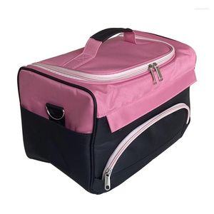 Cosmetic Bags 2023 Large Capacity Barber Hair Scissor Bag Professional Hairdressing Comb Tools Case