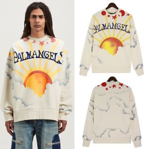 Palm Angels Pullover 2023 Klasik Palmiye Ağacı Baskı Basit Mektup Top Sonbahar/Kış Moda Lüks Erkek ve Kadın Yüksek Kaliteli Nötr Uzun Kollu Kazak 12