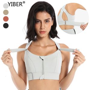 BRAS Sports for Women Active Wear Justerbar Bra Yoga Vest Front Zipper Plus Size Lingerie Gym Workout Athletic Brassiere 231129