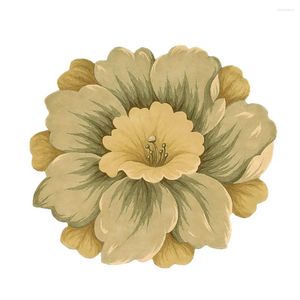 Halılar Zemin Mat Halı Kristal Velvet Çiçek Lotus 60 CM YAPINDA BATTINET Çin tarzı Floakroom Marka