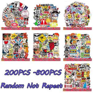 200-800PCS Cool Waterproof Vinyl Random Stickers Pack for Kids Teens Adults Bomb Water Bottle Phone Case Laptop Skateboard Bike Ca245s