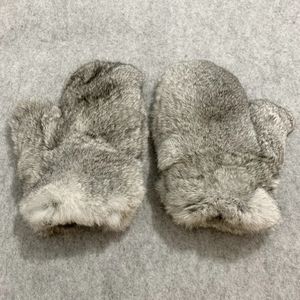 Five Fingers Gloves Sell Men Winter Warm Genuine Real Rabbit Fur Glove Fashion Unisex Real Rabbit Fur Gloves Russian Women Fur Mittens 231130