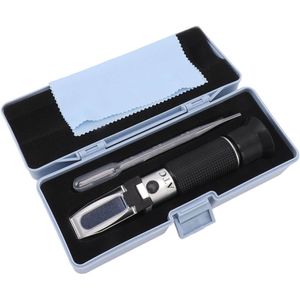 Brix Alcohol Refractometer with ATC - Digital Handheld Refractometer for Beer Wine Brewing, Dual Scale-Specific Gravity 0-40%Brix 0-25%Alcohol