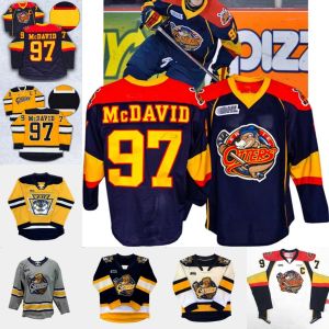 Хоккейная майка OHL Erie Otters с верхним швом Коннор МакДэвид ALEX DEBRINCAT 17 Taylor Raddysh DYLAN STROME TRAVIS DERMOTT Молодежные майки