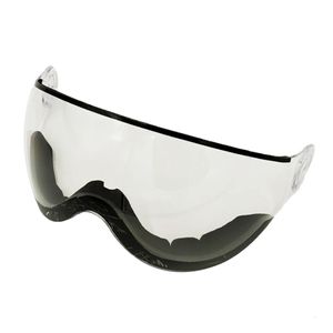 Capacetes de esqui locle moon ms95 ms99 capacete viseira lente de reposição proteção uv óculos de skate ao ar livre para montanhismo 231130
