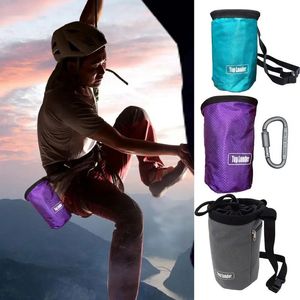 Outdoor-Taschen Magnesia Sack Klettern Chalk Bag Wasserdichte Tasche für Gewichtheben Outdoor Bouldern Magnesia Pouch Kletterausrüstung 231129