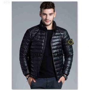 Jaquetas masculinas Luxo Homens Mulheres Down Stone Jacket Canadá Norte Inverno Com Capuz Jaqueta Jaqueta Crachá Impressão Contraste Cor Quente e 287 41