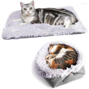 Cat Beds Warm Pet Bed And Dog Mattress Foldable Super Soft Cushion Donut Hug Room For Cats Dogs Kittens Puppies