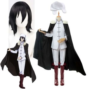 Bungo Stray Dogs Fyodord Cosplay Costume Fyodor Dostoevsky Wig Headgear Halloween Party Anime Uniform Sets