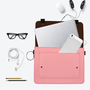 Bortkolor Filt Dokumentbiljettfiler Organisator Bag Mouse Business Electronic Office Package Lightweight Liner Supplies