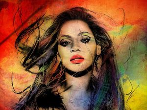 Stitch JMINE Div 5D singers Beyonce Lady Celebrity Full Diamond Painting cross stitch kits art Portrait 3D paint by diamonds