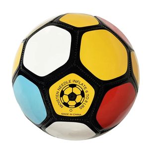 Balls Official Size 5 Football PVC High Quality Voetbal Multicolor Soccer Ball Protection Outdoor Putebol 231130