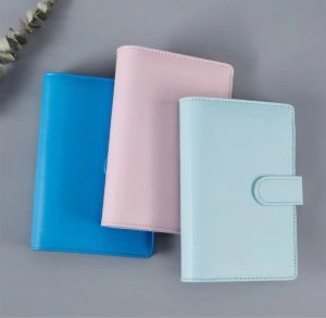 wholesale 12 Styles A6 Colorful Creative Macarons Binder Notepads Shell Loose leaf Hand Ledger Diary Stationery Cover Gifts Office ZZ