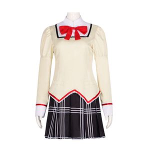 Anime Kaname Cosplay Costume Puella Magi Madoka Magica Miki Sayaka School Tomoe Mami JK Minform Spódnica