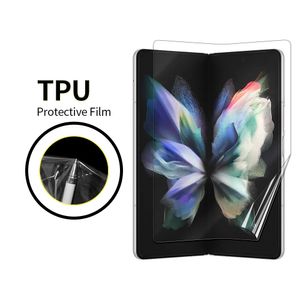 3D 곡선 전체 커버 하이드로 겔 필름 전면 및 후면 TPU Soft Light Ultra High Clear Mobile Screen Protector Samsung Galaxy Z Fold 4 3 2 1 공장 가격