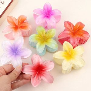 Sommer Acryl Blume Haarspangen für Frauen Mädchen Pferdeschwanz Haarklaue Haarnadel Haarkrabbenklemme Haarspangen Haarschmuck