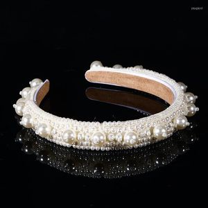 Hair Clips Spring And Summer Handmade Korean Style Pearl Headband Women's Retro Bridal Accessories