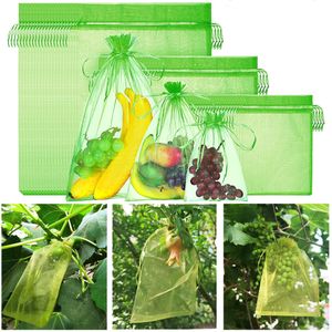 Planters Pots 50100PCS Grapes Protection Bags Garden Mesh Bags Agricultural Orchard Pest Control AntiBird Netting Fruit Vegetable Bags 230428