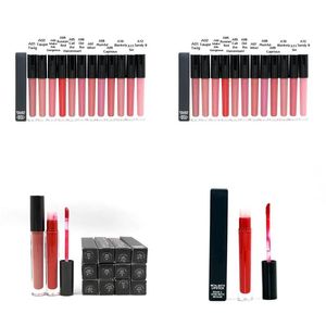 Lipgloss Metall Flüssig Matt Lippenstift Lipgloss Liuqid Lippenstifte Rouge A Levre 12 Farben Nahrhaft Feuchtigkeitsspendend Natürlich Großhandel Kosmetik Dh2Fi