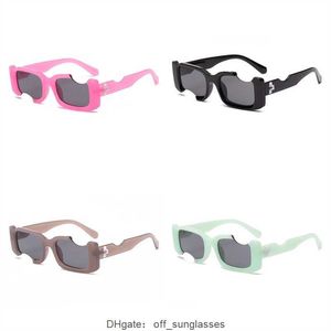 Sunglasses Luxury Fashion Offs White Frames Style Square Brand Men Women Sunglass Arrow x Black Frame Eyewear Trend Sun Glasses Bright Z22V