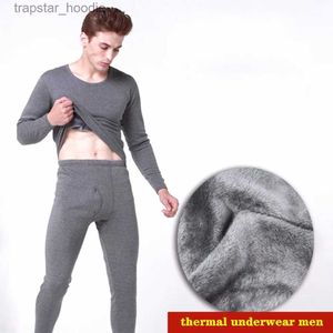 Men's Thermal Underwear Men's Thermal Underwear Long Johns For Winter Thick Thermo Underwear Sets Winter Clothes Men Keep Warm Thick Thermal 4XL L231130