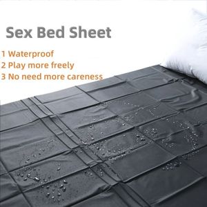 Sex Furniture Oil Massage Cover Sex Toys Waterproof Bed Sheets Pink Black Make Love Mattress Avoid Lubricater For Spa Party Camp Water Cushion 231130