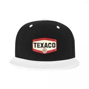 Ball Caps Punk Punk Vintage Texaco Logo Hip Hop Baseball Capball For Women Men Regolable Dad Hat Snapback