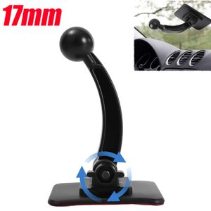 Ulepsz 17 mm kulki BAIL BASE Universal Sticky Car Telefon Uchwyt 360 ﾰ Rotacja deska rozdzielcza stojak na telefon komórkowy dla iPhone'a 14 Xiaomi Akcesoria