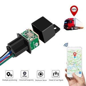 AntiLost Alarm Mini GPS Relay Tracker Remote Control Device for Car Motorcycle Support GPSGSMGPRS Speed Real Time Tracking 230428
