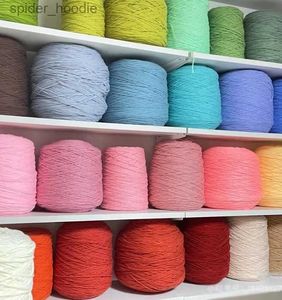 İplik 400m Tepeli İplik Tufting Tabanca için Profesyonel İplik 8 iplikçikler DIY Halı için Pamuk İpliği Yapma Tufting Tabanca Dokuma Örme İpliği L231130