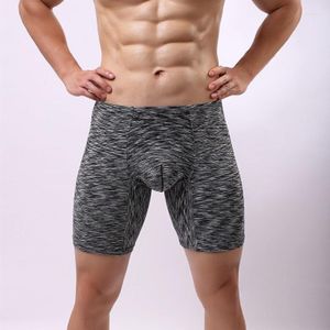 Underpants Men's Cropped Low-Waiste Trousers European Size With Loose U Convex Design And Anti-Wear Flat Corner Leisure Sports Boxer