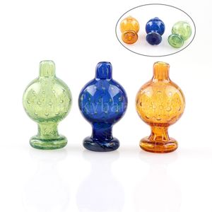 Beracky US Color Glass Bubble Carb Cap Glass Carb Cap For Smoking Seamless Welded Regular Welded Quartz Banger For Water Bongs Rigs