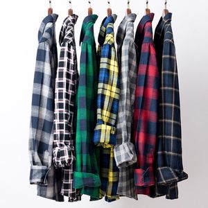 Aoliwen casual men palid shirt flannel cotton autumn spring long sleeve Male social fashion shirts slim fit pleasant material LJ200925