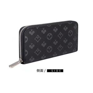 Single zipper WALLET the most stylish way to carry around money cards and coins men leather purse card holder long business women 280H