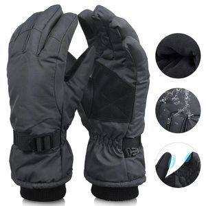 Rękawiczki narciarskie Ozero Mężczyzn Winter Glove Ultralight PU skóra bez poślizgu Wodoodporna wodoodporna motoryk