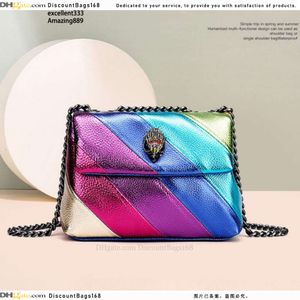 Nowy Kurt Geiger Designer Bag Treasure-G Top Torebka Crossbody Worka Eagle Głowa torba na ramię złota łańcuch 10a XXL Messenger Mini mały korpus krzyżowy