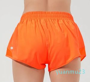 Hot Low-Rise Lined Shorts Breathable Yoga Shorts Built-in Continuous Drawcord
