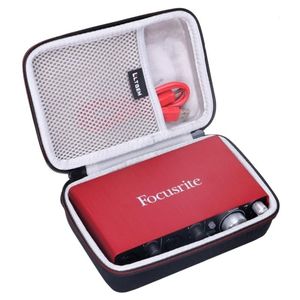 LTGEM EVA Hard Travel Case för FocusRite Scarlett Solo Gen USB Audio Interface LJ200922190P