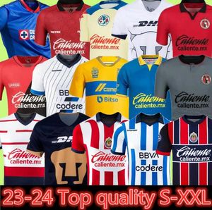 22 23 Club America Soccer Jerseys 2023 2024 Atlas FC NAUL Tigres Third Chivas Guadalajara Xolos Tijuana Cruz Azul EARTHDAY UNAM LEON Camisas de Futebol man jersey