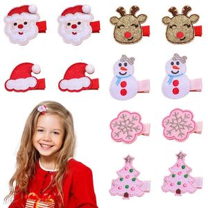 Hair Accessories 36pc/lot Christmas Tree Hair Clips Christmas Bows Baby Girl Kids Barrettes Boutique Pink Bow Hairpin for Girls Hair Accessories 231129