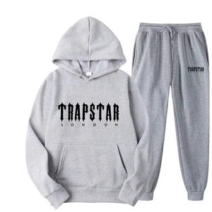 Herren-Designer-Trainingsanzüge, Jogger, Sportbekleidung, lässige Pullover, Jogginghosen, Streetwear-Pullover, TRAPSTAR Fleece-Sportanzug