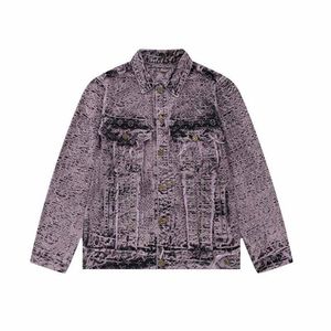 2 Lüks marka yakışıklı erkek ceket yüksek kaliteli zarif baskılı tek göğüslü tasarım sonbahar ve kış yeni üst tasarım kot ceket # 09