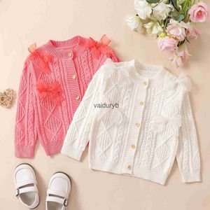 Cardigan Pudcoco Infantile Bambini Neonate Autunno Inverno Maglione lavorato a maglia Manica lunga Girocollo Cavo Maglieria monopetto 3-8Tvaiduryb