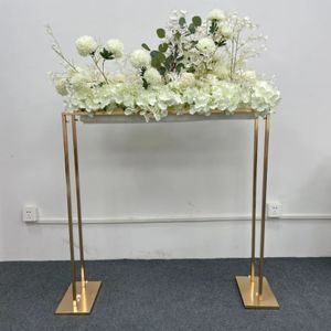 4 PCS Wedding Arch Background Flower Stand Birthday Party Outdoor Balloon Stand Frame Floral Arrangement Table Decoration