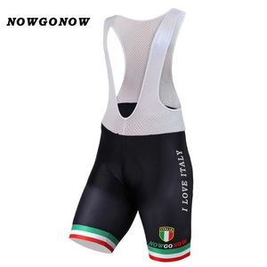 Benutzerdefinierte ganze Männer Radfahren BIB Shorts Kleidung 2017 italienische nationale schwarze Fahrradbekleidung Liebe Italien Straße Bergreiten NOWGONOW ge185n