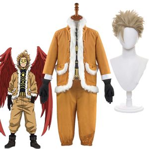 My Academia Cosplay Kostüm Takami Keigo Uniform Anzug Wing Hero Outfit Hawks Perücke Halloween Karneval Kleidung